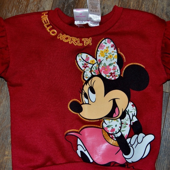 Disney Minnie Mouse Sweatshirt - Picture 1 of 5